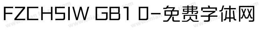 FZCHSIW GB1 0字体转换